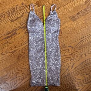 Emerald Sundae Sequin Mini Dress in Purple